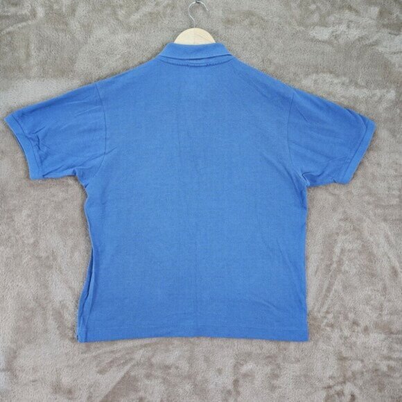 Lacoste Golf Polo Shirt Crocodile Logo Blue 100% Cotton Short Sleeve Mens Size 5 - Picture 2 of 10
